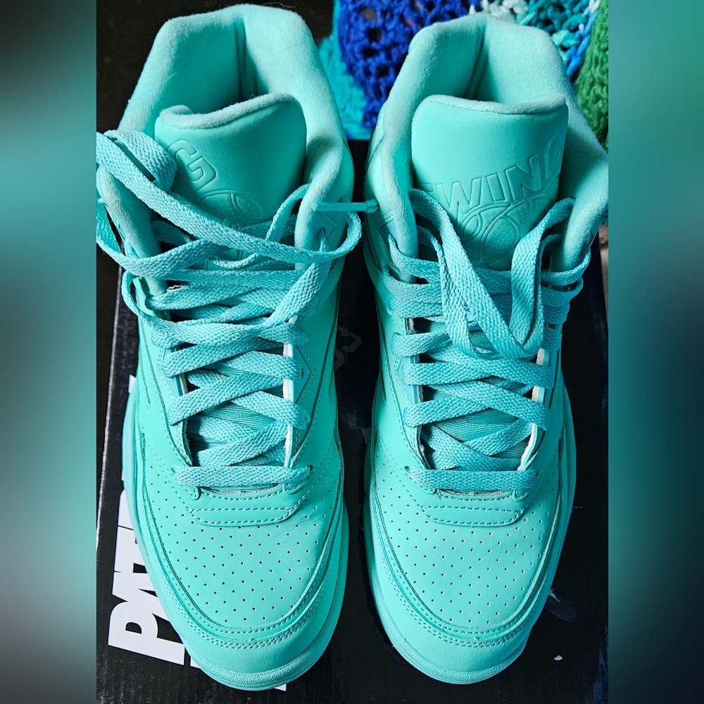 Ewing Athletics Teal Sport Lite Sneakers, Men's 8, Gently Used